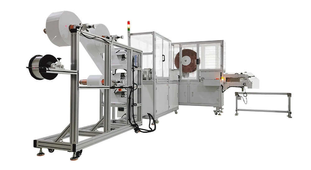 Gosunm High Quality Full-Auto Tie Strap Face Mask Machine with Box Packing Machine