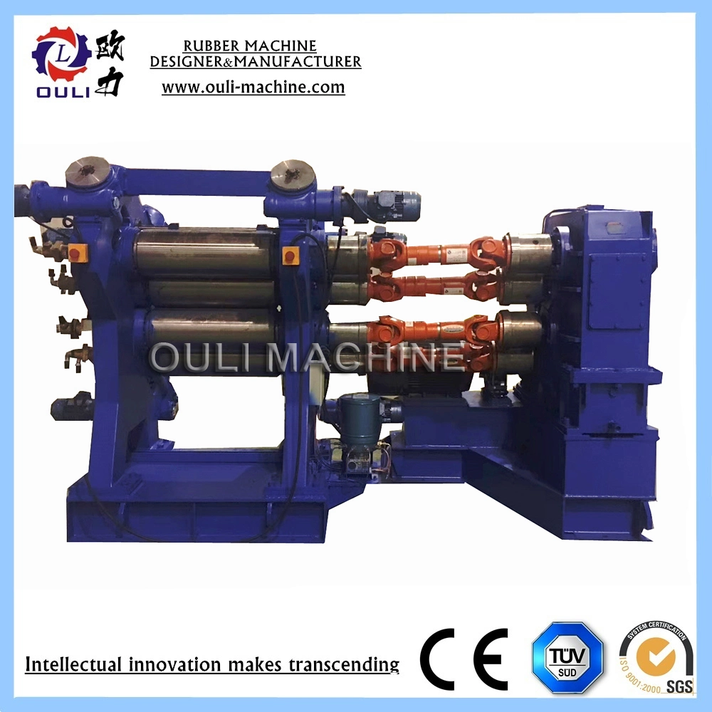 Superior Materials 4 Bowl Roll Rubber Calender, Laboratory Roller Press Machine