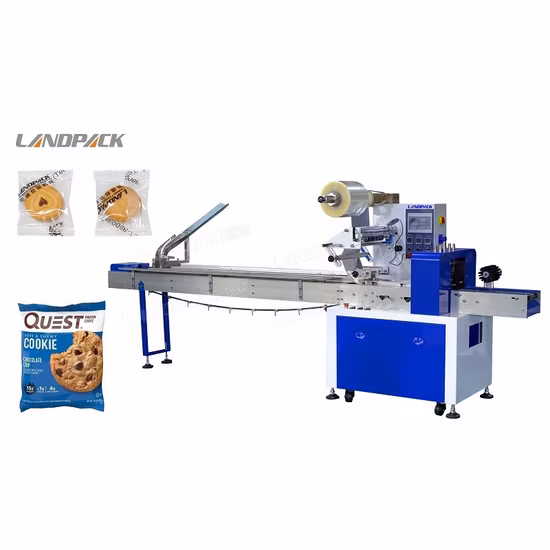 Landpack Lp-350b Biscuit Biscuits Cookie Cookies Packaging Packing Equipment Machine