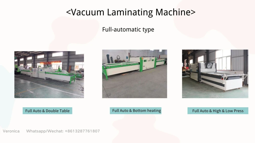 Woodworking Plate Coating Laminating Machine Automatic Heating Vacuum Laminating Machine