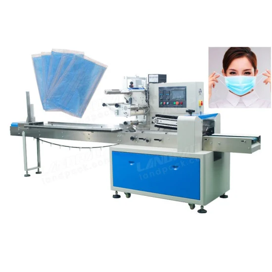Landpack Lp-320b Fully Automatic Facemask KN95 Face Mask Packaging Packing Machine