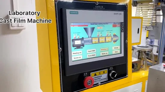 Lab Cast Film and Sheet Making Machine with Calender Function